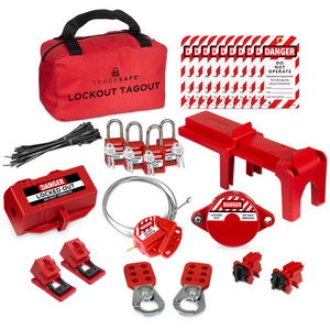 professional lockout tag out kit 2 keys