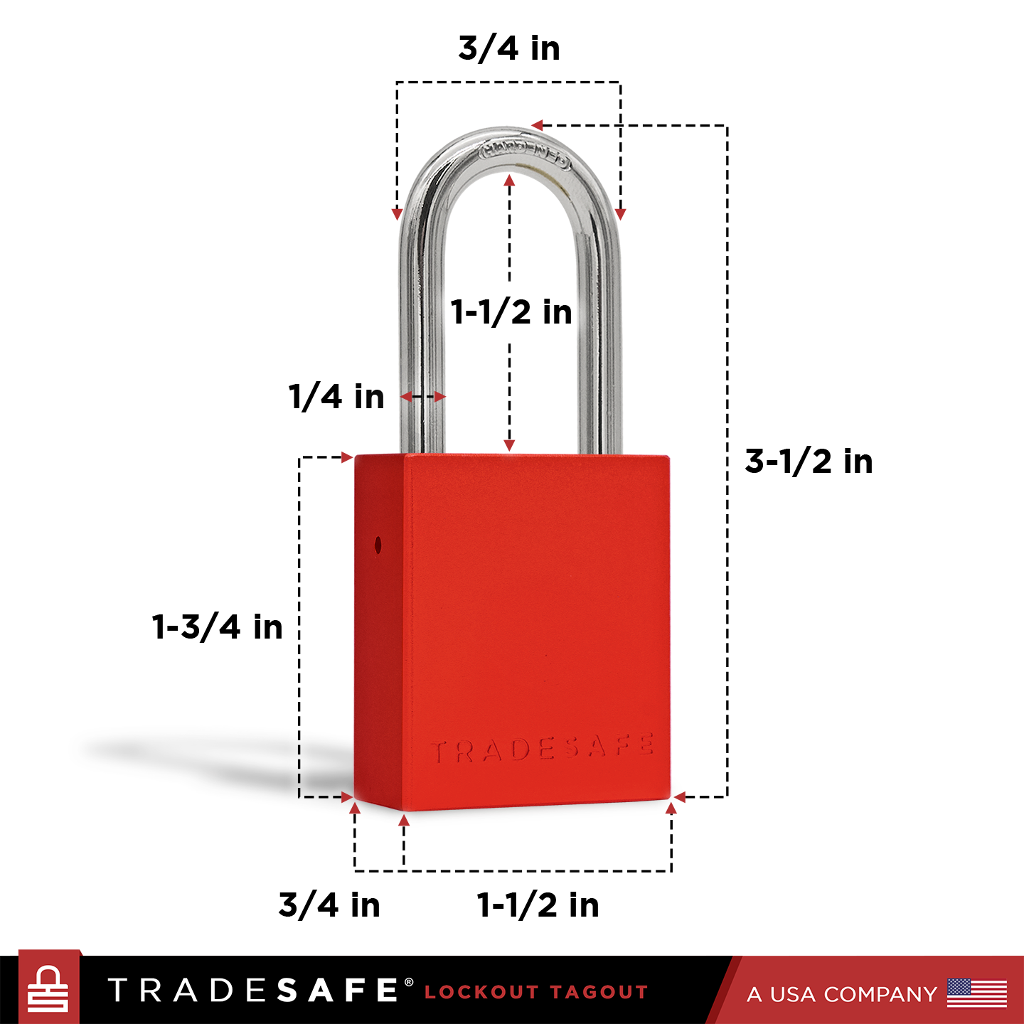 red padlocks keyed alike dimensions