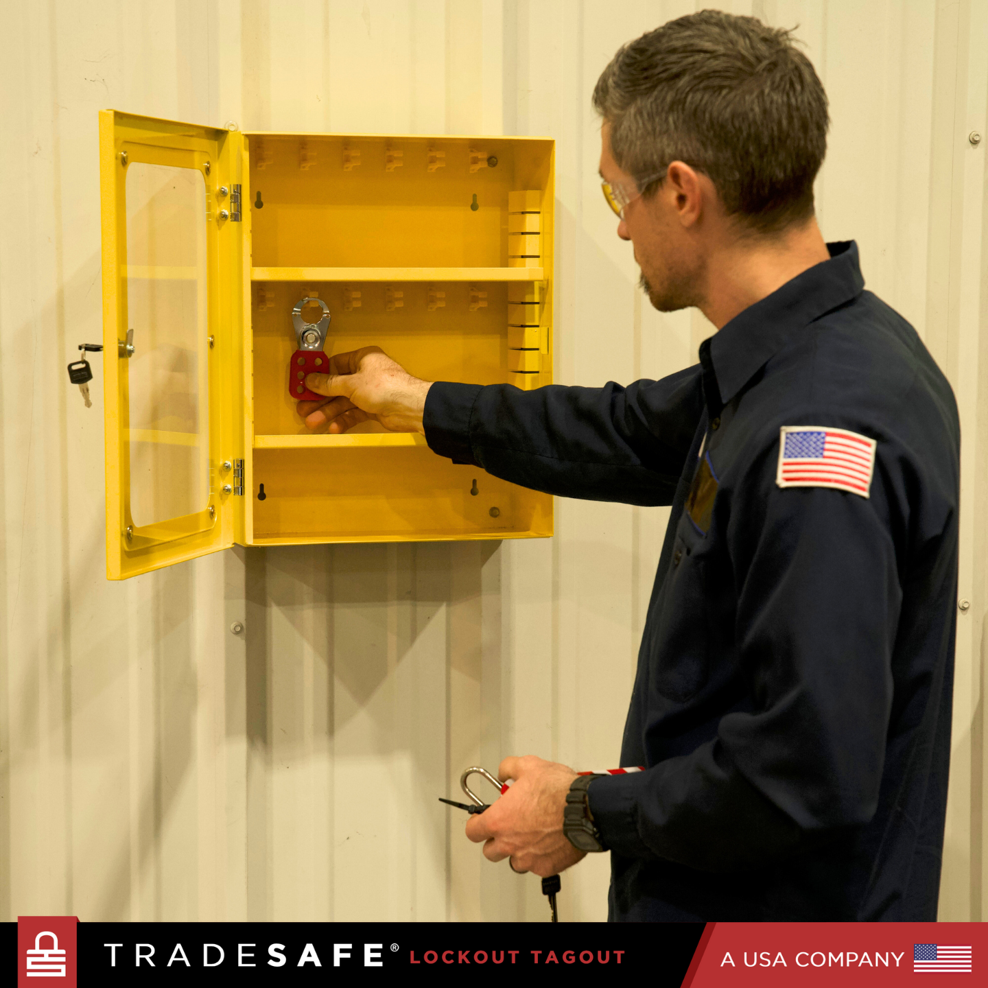 Large Lockout Station Wall Mountable