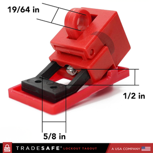 lockout tagout circuit breaker medium dimensions