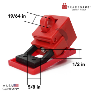 lockout tagout circuit breaker medium dimensions