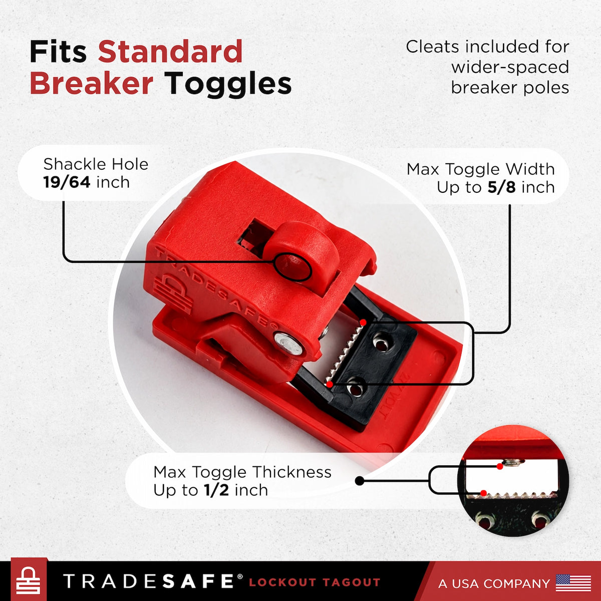 lockout tagout circuit breaker medium dimensions