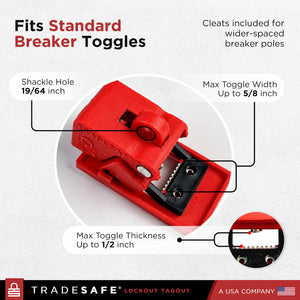 lockout tagout circuit breaker medium dimensions