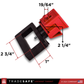 infographics of loto circuit breaker dimension