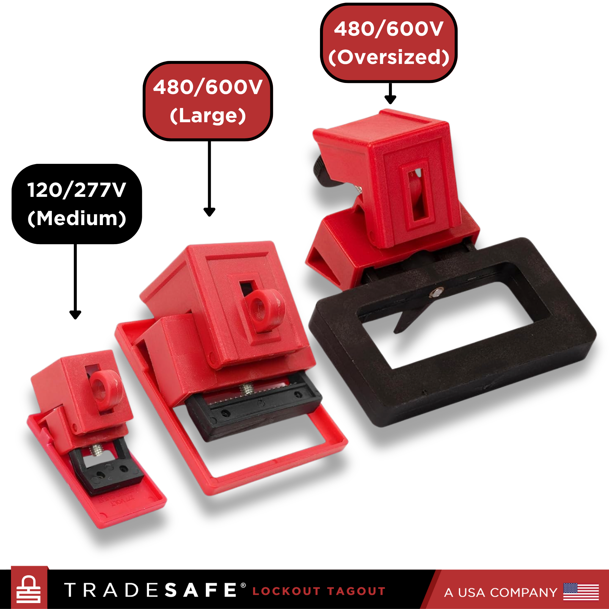 Circuit Breaker Lock Device 120/277V - 10 Pack | TRADESAFE