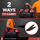 2 ways to carry: with padded handles or with padded shoulder strap