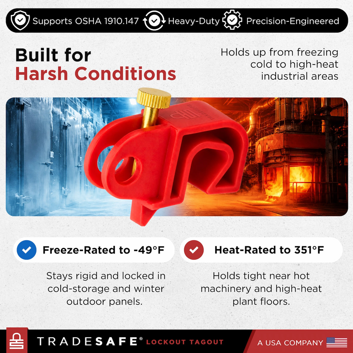 circuit breaker lock built for harsh conditions, engineered to last and ready for tough work areas
