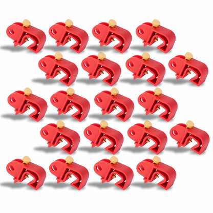 20 pieces per pack tradesafe circuit breaker lock device