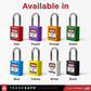 tradesafe lockout tagout padlocks available in 8 different colors