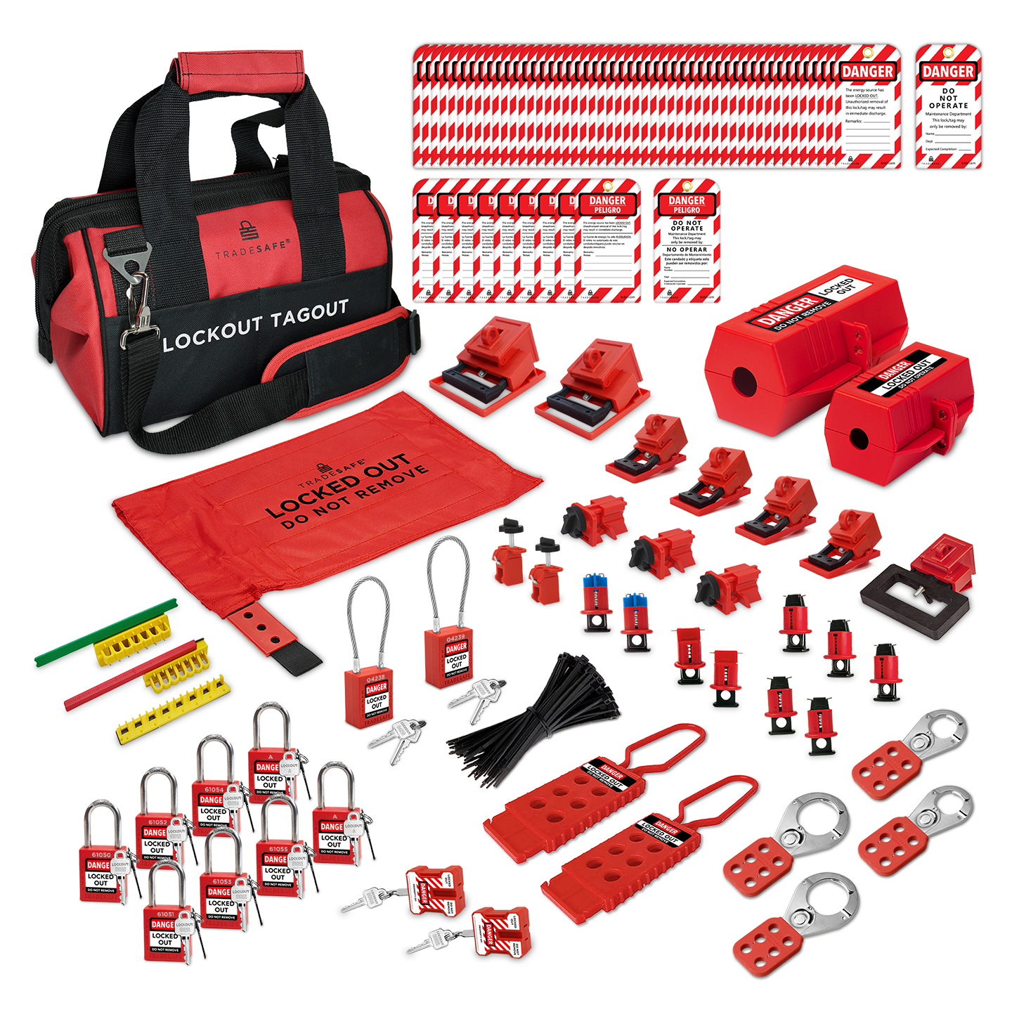 tradesafe complete lockout tagout kit