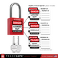 infographic: red loto lock with english, french, spanish labels included