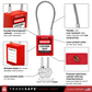 keyed different padlock features