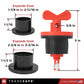 nylon drum lock dimensions: 3/8 in padlock hole, 2-3/8 in to 2-3/4 in large gasket, 2-3/16 in to 2-3/8 in small gasket