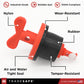 infographic: nylon drum plug lock -single-lock security, wear-resistant, air & watertight seal