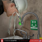 eyewash station faucet mount in use