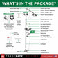 package inclusions of emergency shower and eyewash station