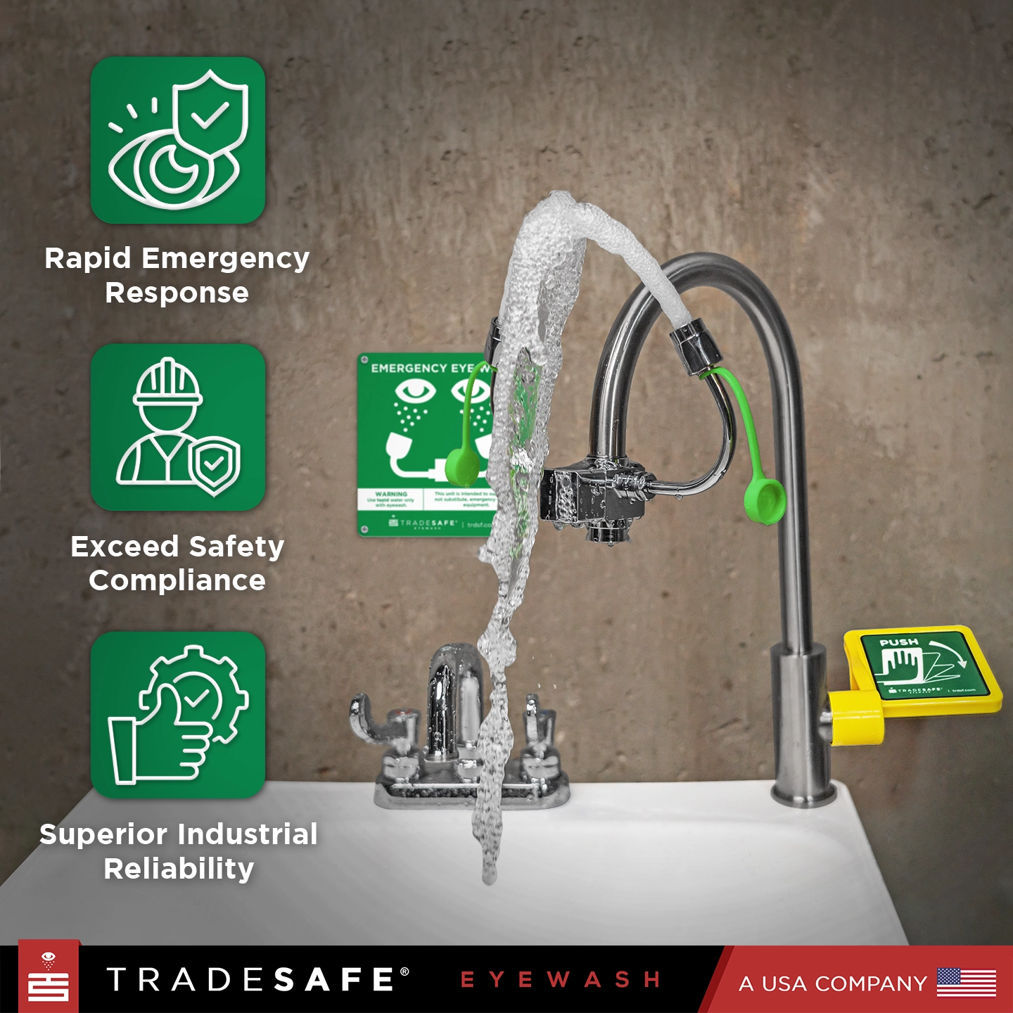 benefits of eyewash station