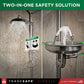 emergency shower and eyewash station two in one safety solution