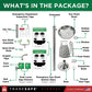 package inclusions of eye wash floor mounted set