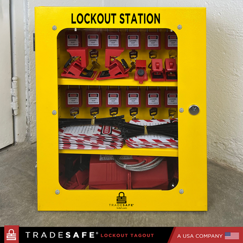 Lockout Tagout Cabinet with LOTO Devices | TRADESAFE