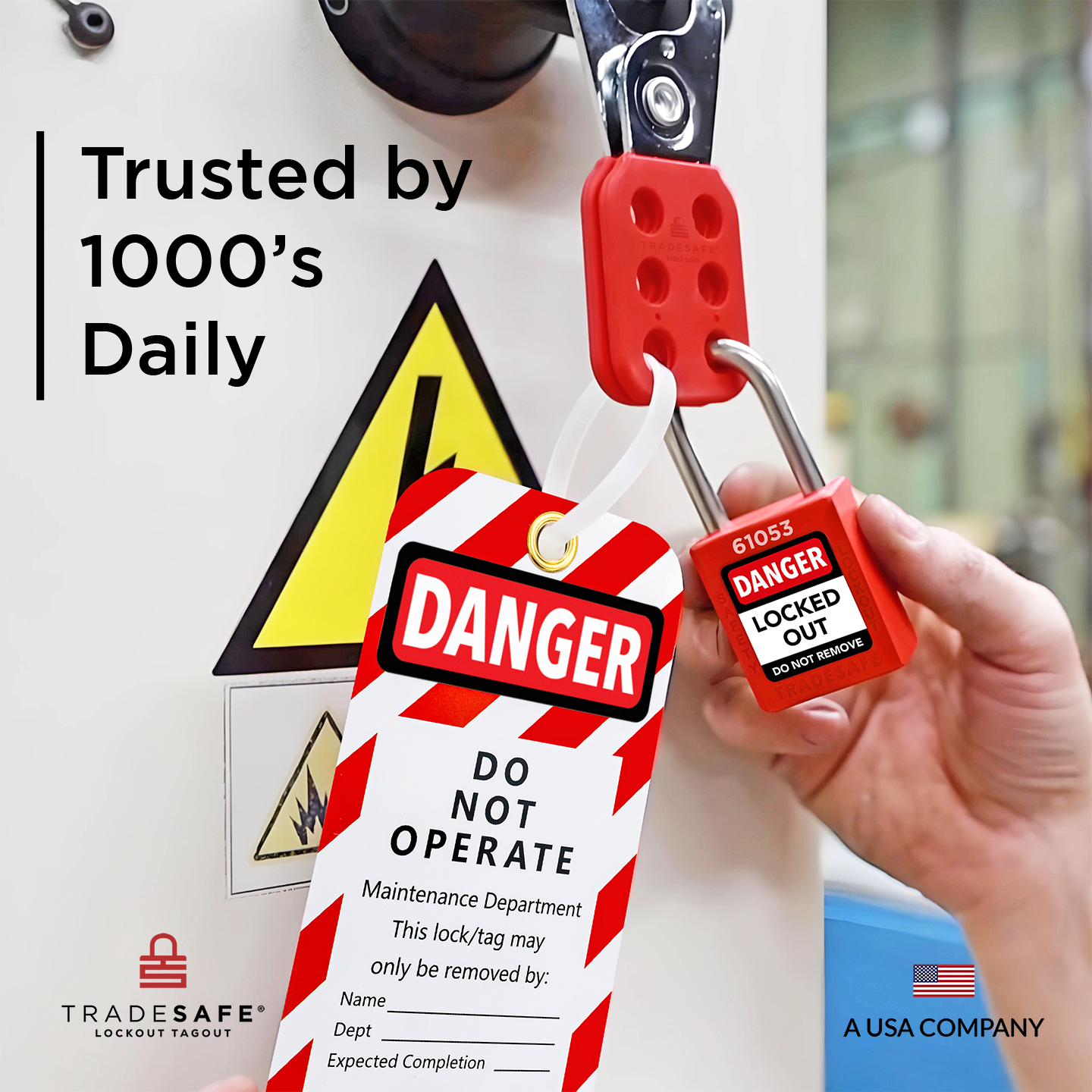 tradesafe lockout tagout trusted by 1000's daily