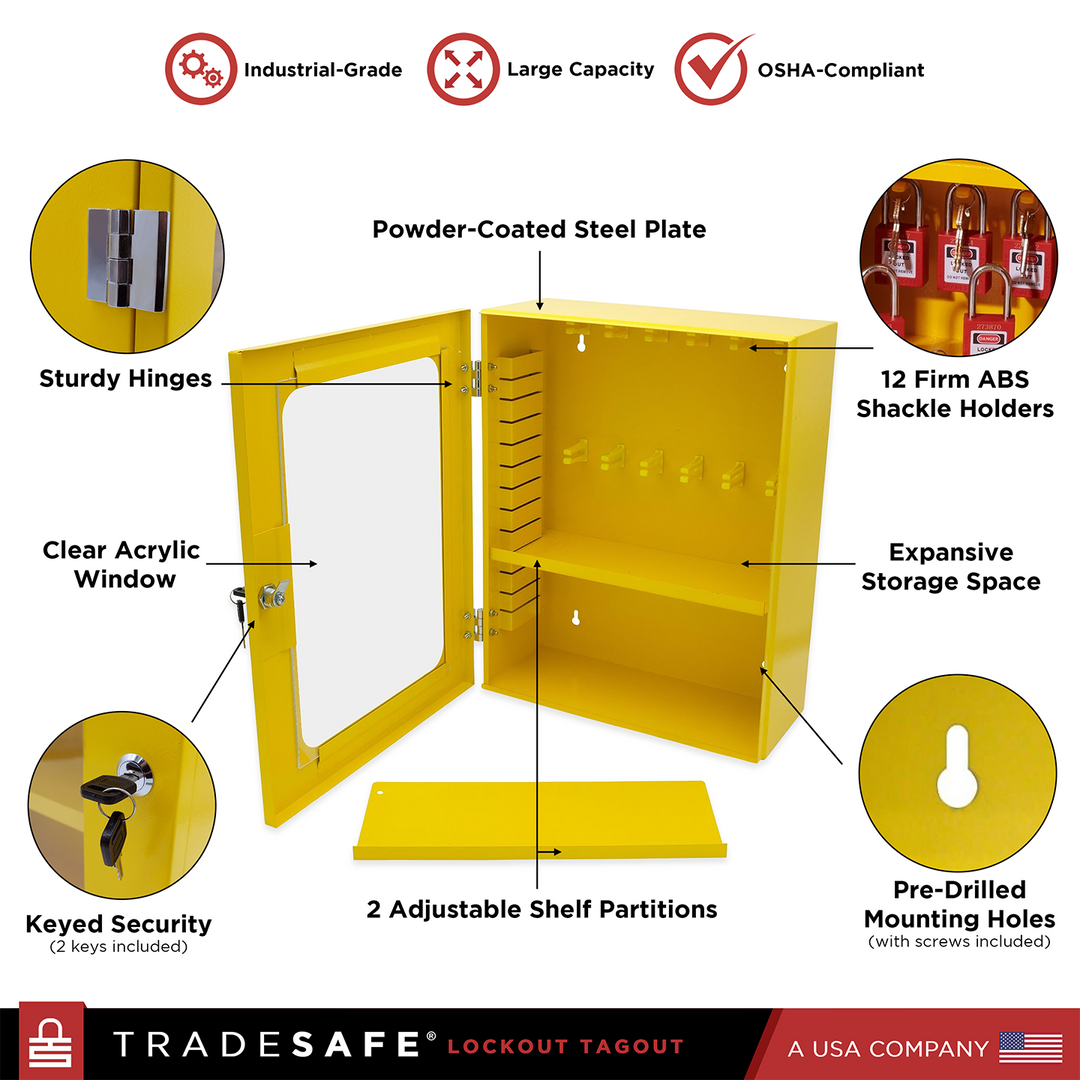 Lockout Tagout Cabinet with LOTO Devices | TRADESAFE