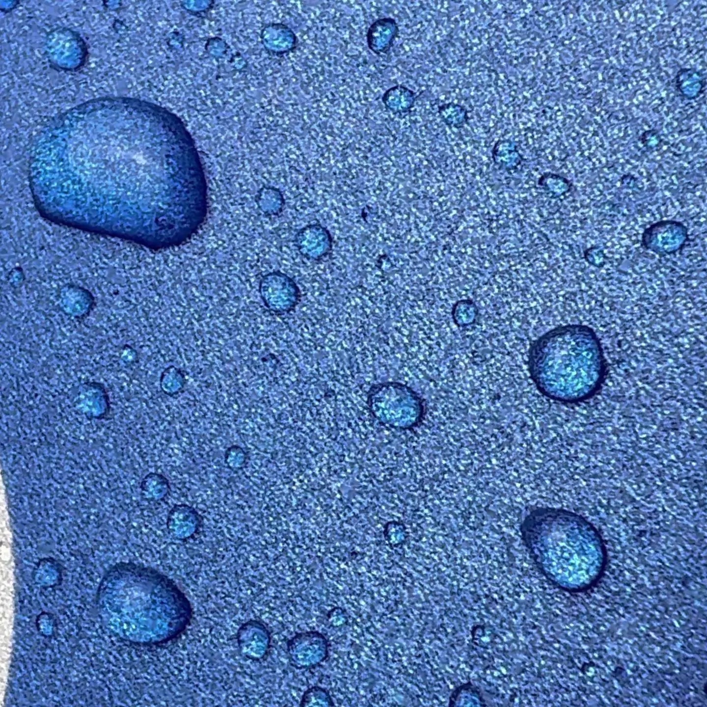 water droplets on keep clear sign