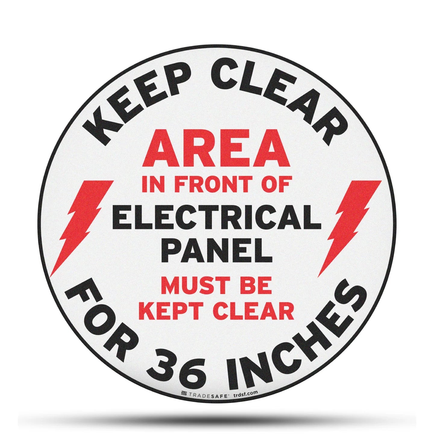 Electrical Panel Signs - Anti-Slip Floor Sticker | TRADESAFE