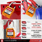 safety lockout devices with labels in multiple languages