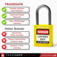 tradesafe keyed different with master keys features vs other brands