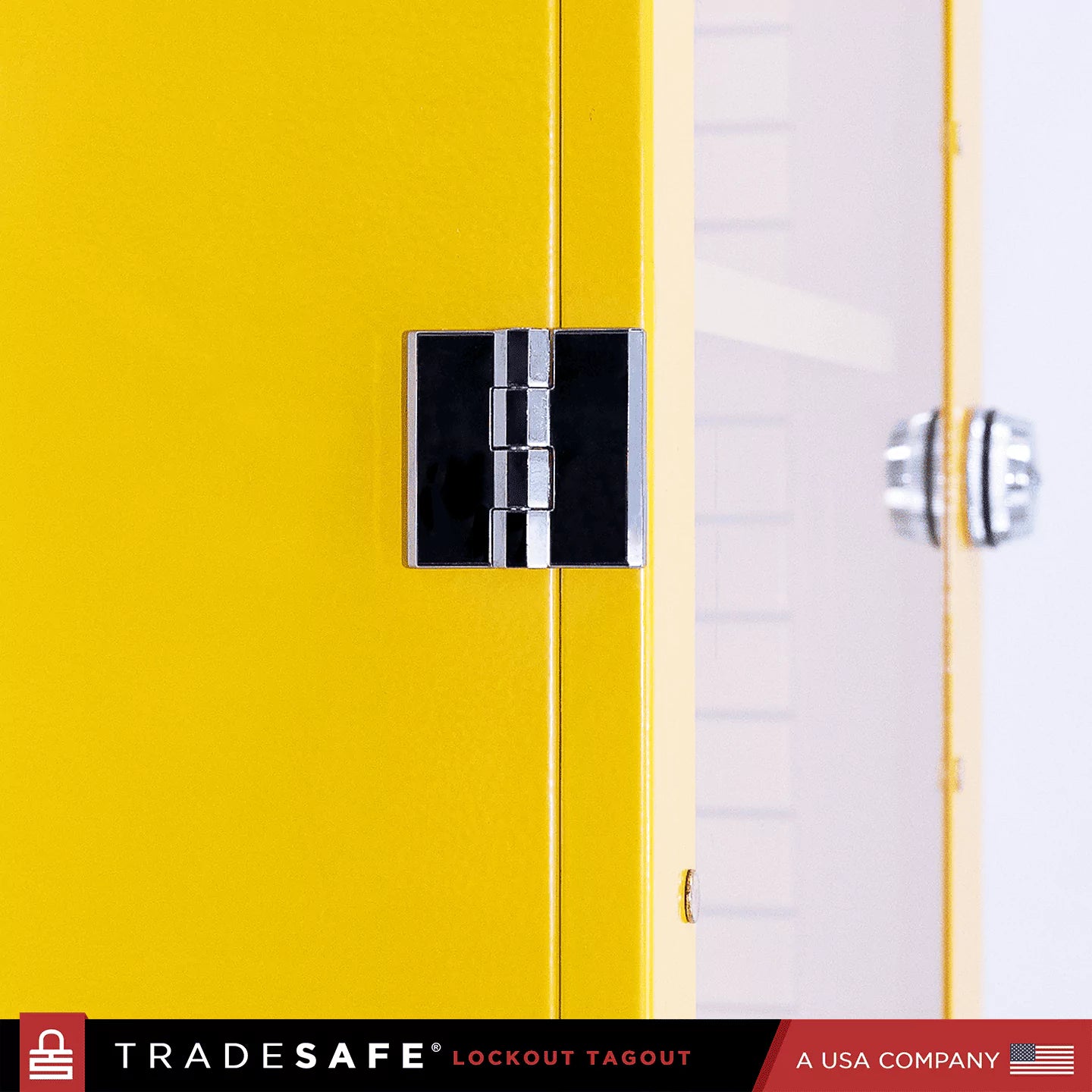 sturdy hinges lockout tagout cabinet