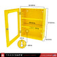 steel lockout tagout station cabinet dimensions