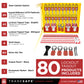 components of loto station cabinet, including 80 lockout tagout products