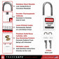 lockout tagout lock features