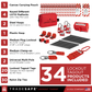 lockout tagout kit with component quantities listed