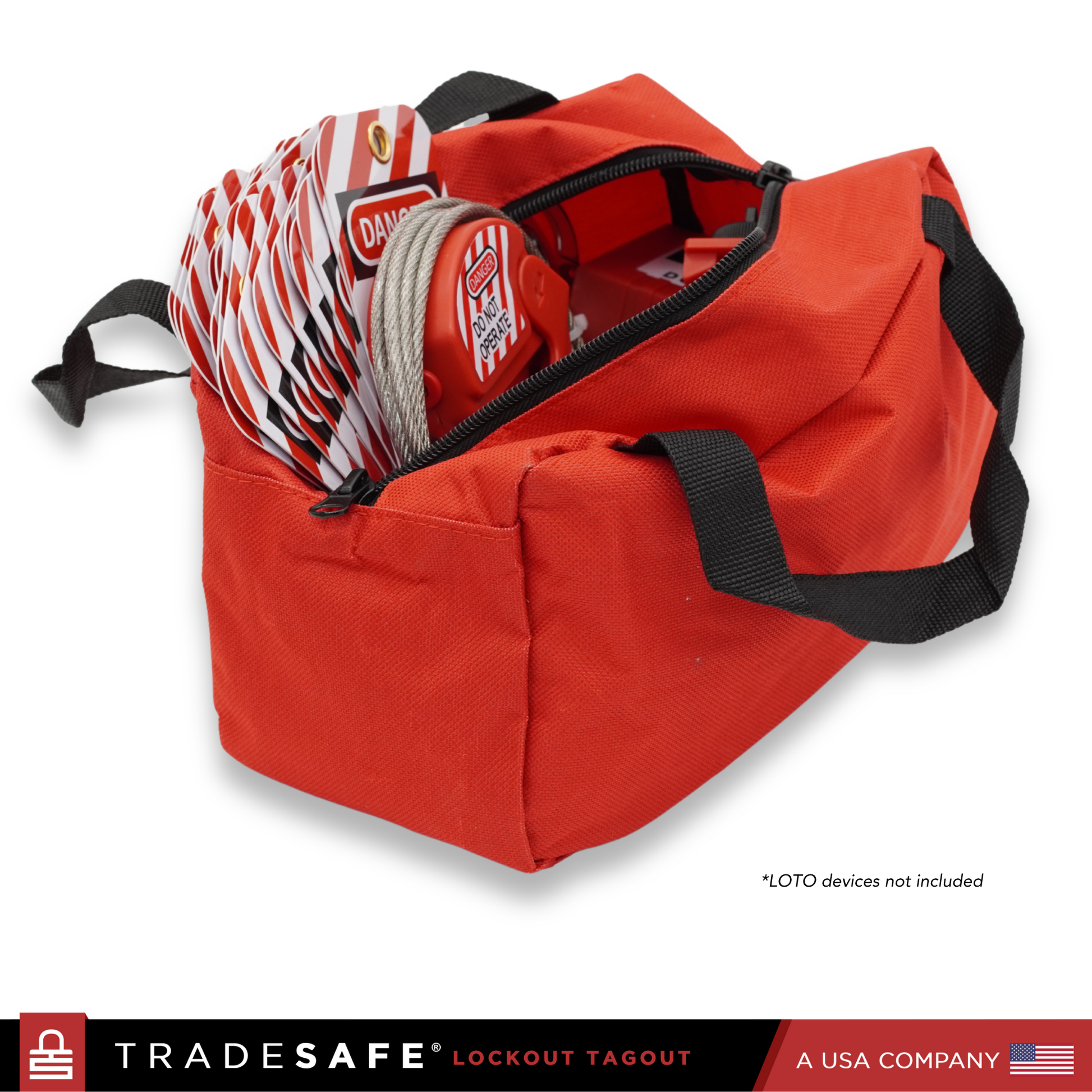 tradesafe lockout pouch loto devices not included
