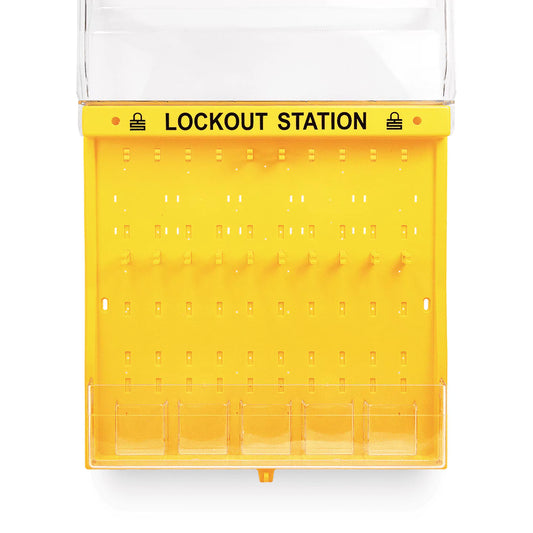 yellow LOTO Station