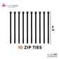 6-inch 10 zip ties