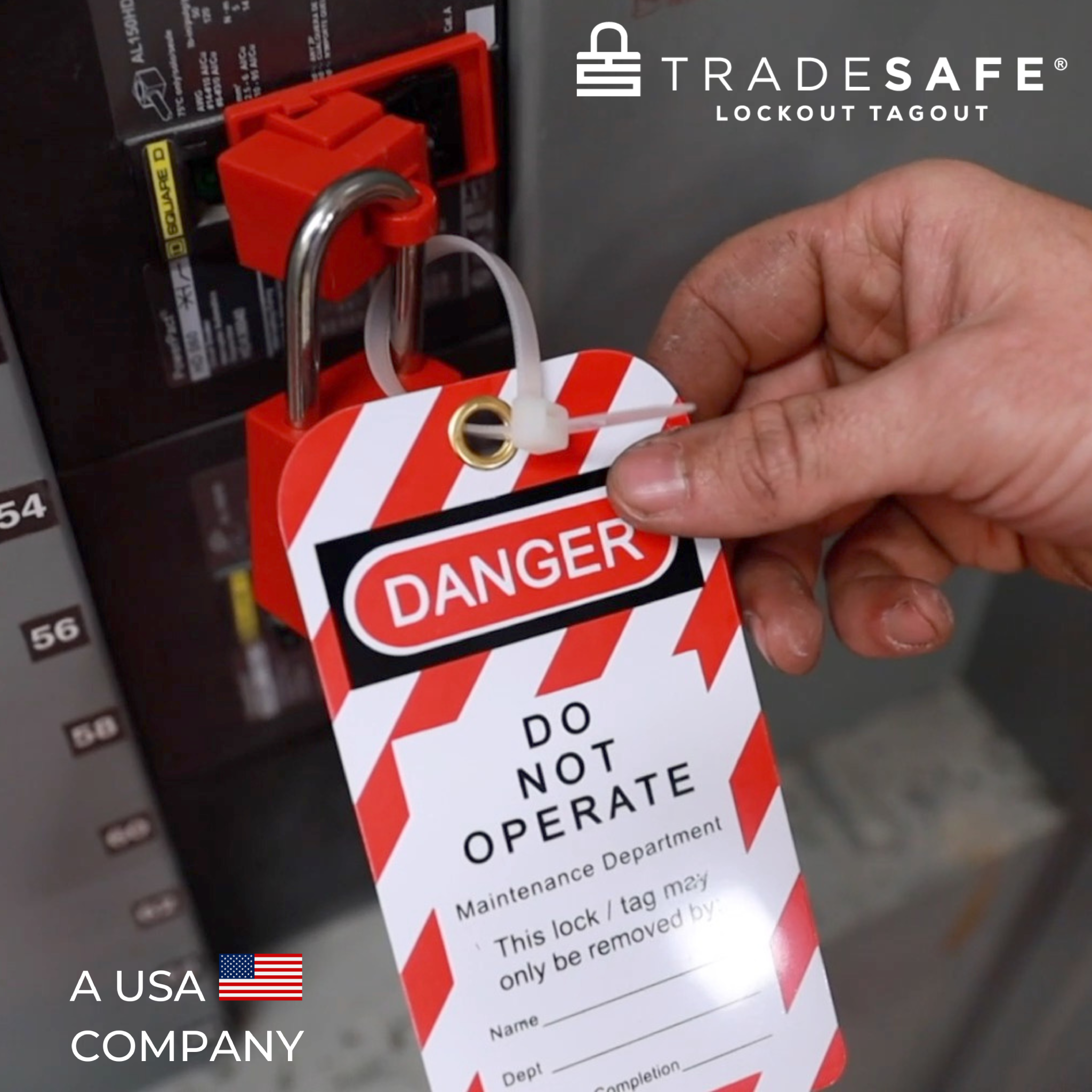Lockout Tagout Tags - 60 Pack Danger Tags | TRADESAFE