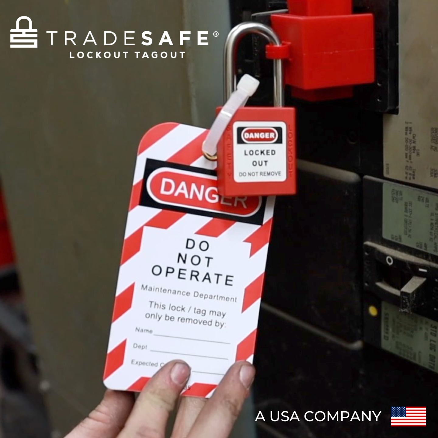 Lockout Tagout Tags 60 Pack Danger Tags TRADESAFE