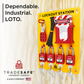 tradesafe: dependable. industrial. loto.