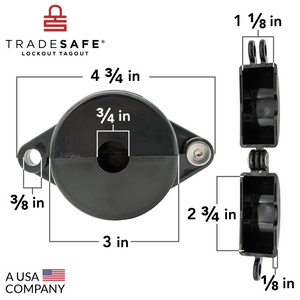 infographics of lockout tagout black gate valve dimensions