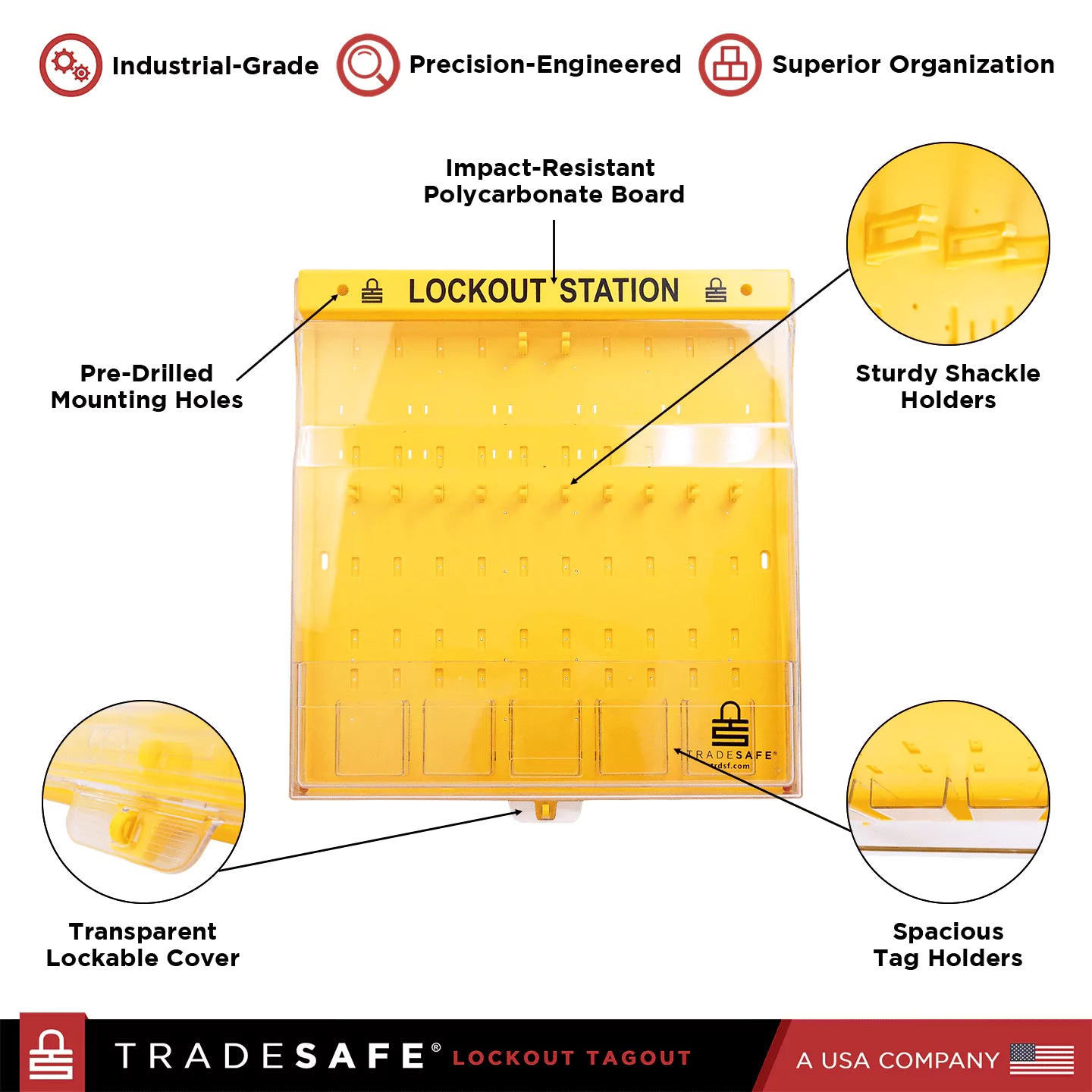 LOTO board features