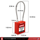 lockout tagout cable padlocks dimensions