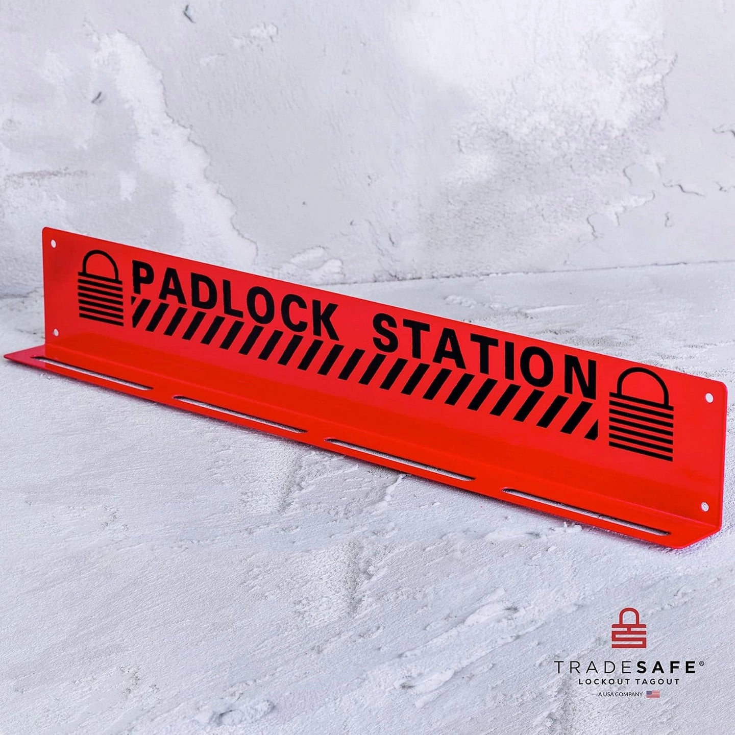 lockout tagout padlocks station wall mountable