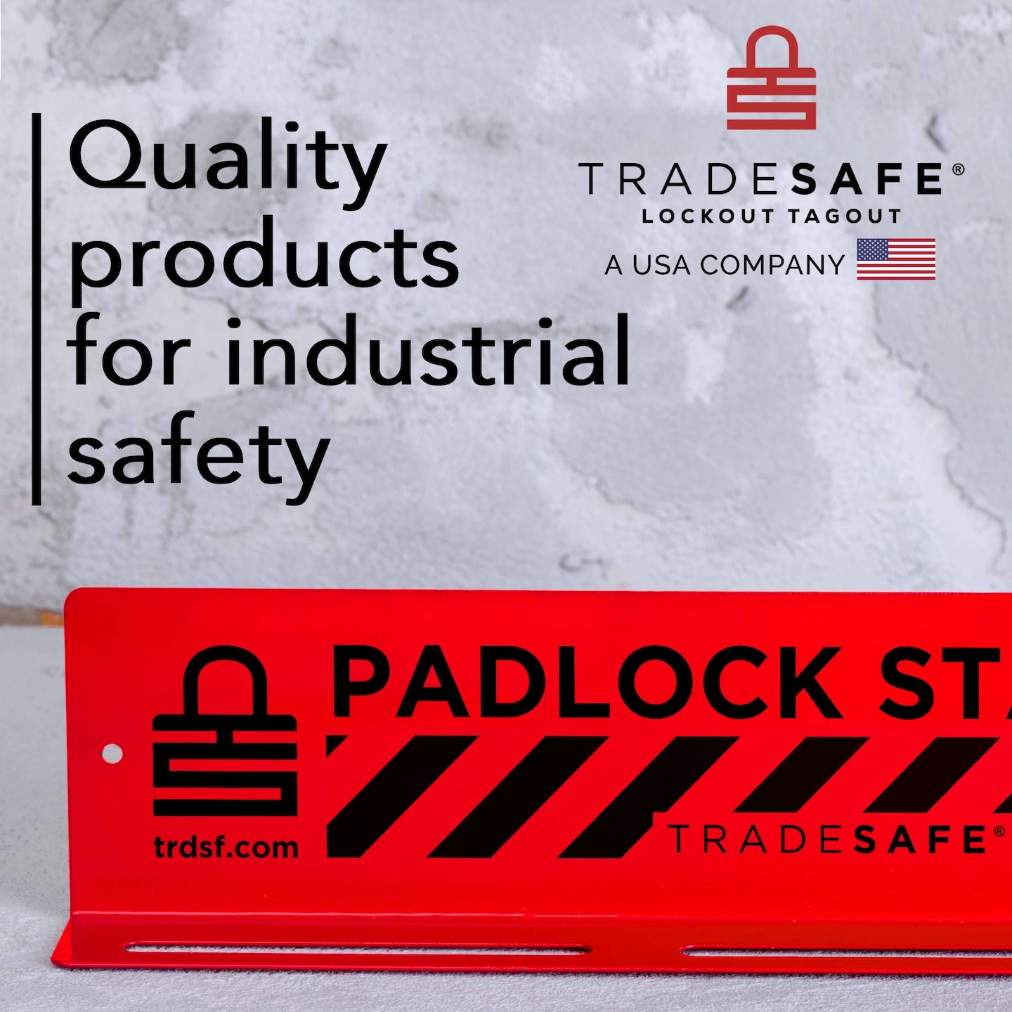 tradesafe lockout tagout padlock station; quality products for industrial safety