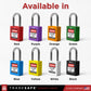 lockout tagout padlocks available in 8 different colors