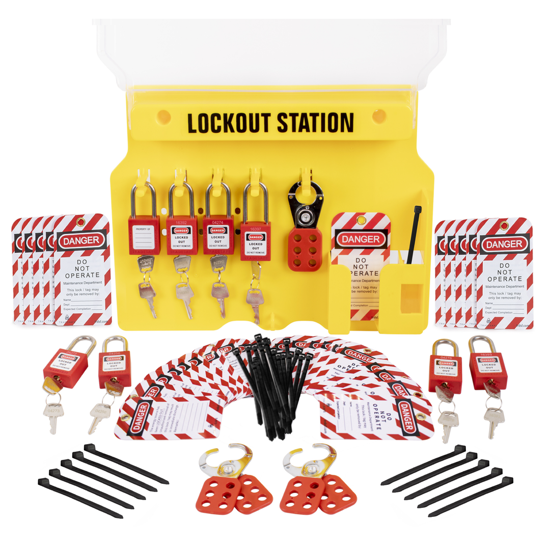 Large Lockout Tagout Station - LOTO Station | TRADESAFE
