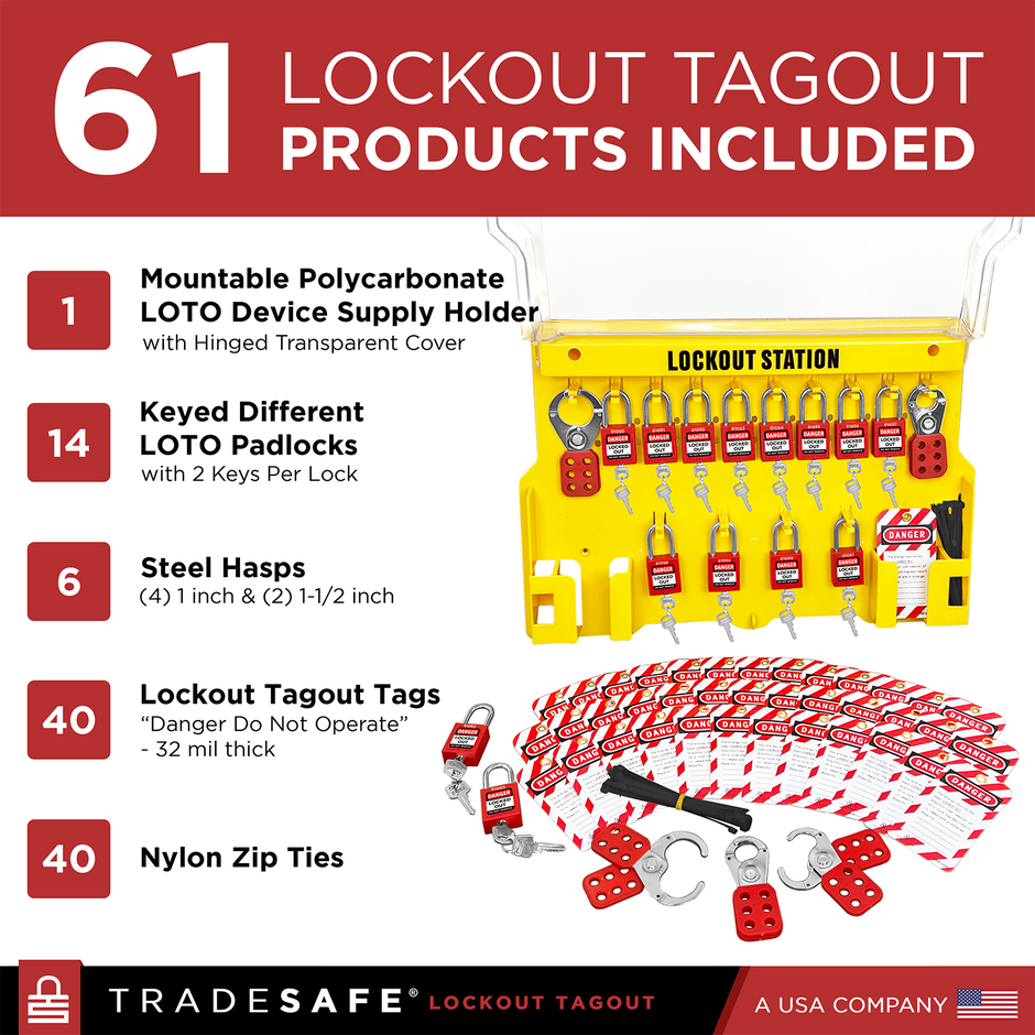 Lockout Tagout Devices | TRADESAFE
