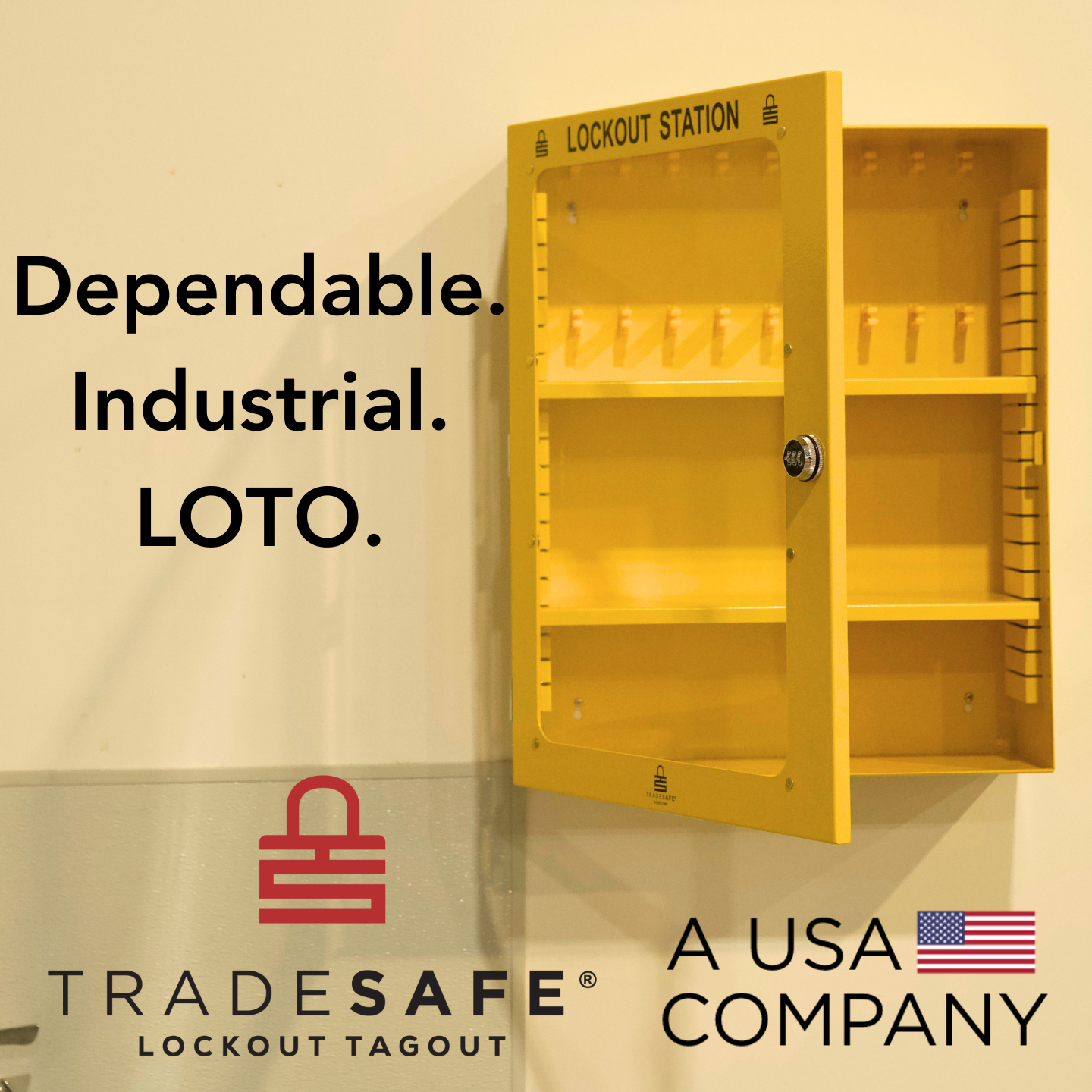 Lockout Tagout Cabinet Unfilled - 18-7/8